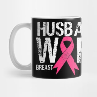 Husband of a Warrior Breast Cancer awareness Mug